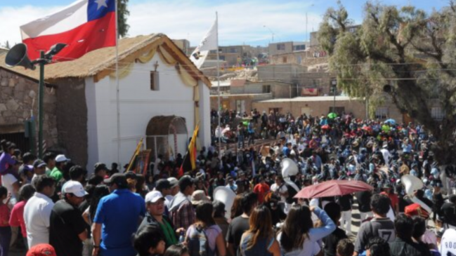 Pronósticos de vientos y lluvia amenazan fiesta religiosa de Ayquina en Antofagasta