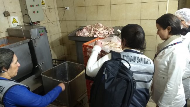 Seremi decomisó una tonelada de carne descompuesta en fábrica de cecinas de San Carlos