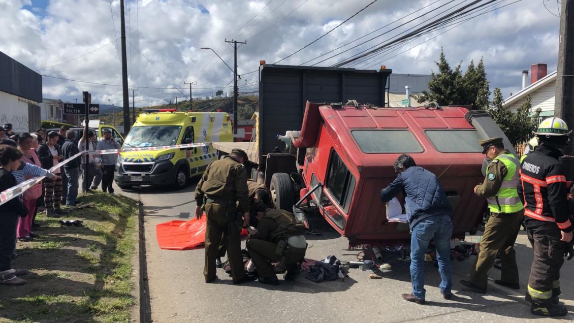 Hombre murió cuando cabina de camión se desprendió en pleno trayecto