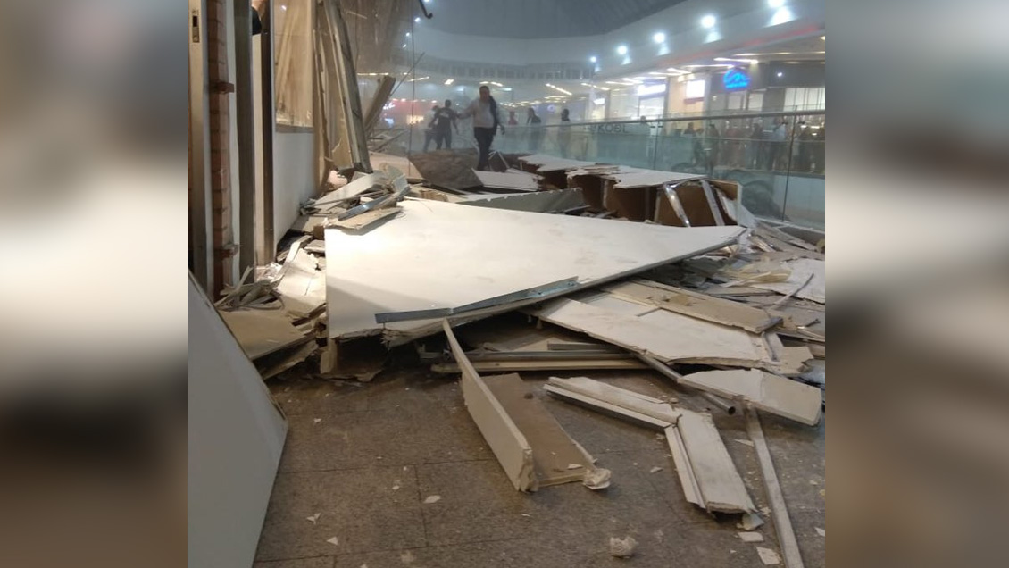 Al menos 14 heridos tras desplome del techo de un centro comercial en Bogotá