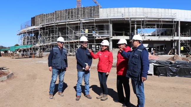 Obras hospital San Agustín de Collipulli presenta 30 por ciento de avance