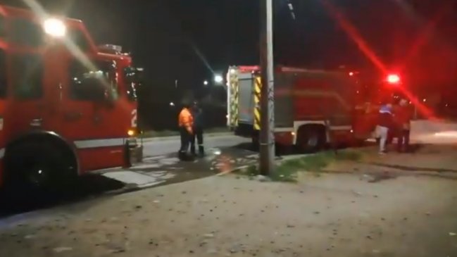 Incendio obligó a evacuar Hogar de Cristo en San Bernardo