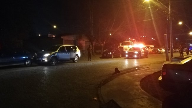 Carabineros y delincuentes se enfrentaron a tiros en Conchalí