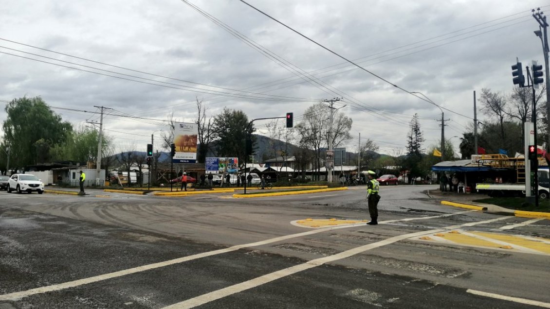 Histórico: Inauguran primer semáforo en Nancagua