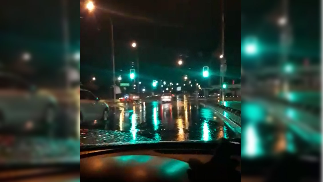 Las consecuencias de la intensa lluvia en Santiago