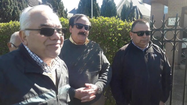 Trabajadores de Línea Azul protestaron en la casa del gerente: 