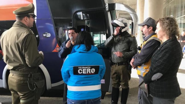 Chofer de bus dio positivo a cocaína tras narcotest en Terminal de Buses de Valdivia