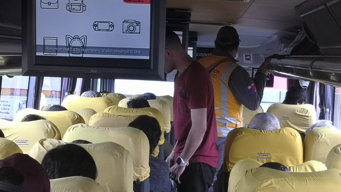 Fiscalizan buses interurbanos en Iquique