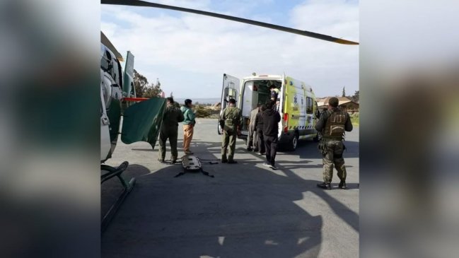Pichilemu: Carabinero debió ser trasladado hasta Santiago tras sufrir accidente en motocicleta