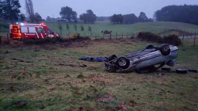 Un fallecido deja accidente de tránsito en Chonchi