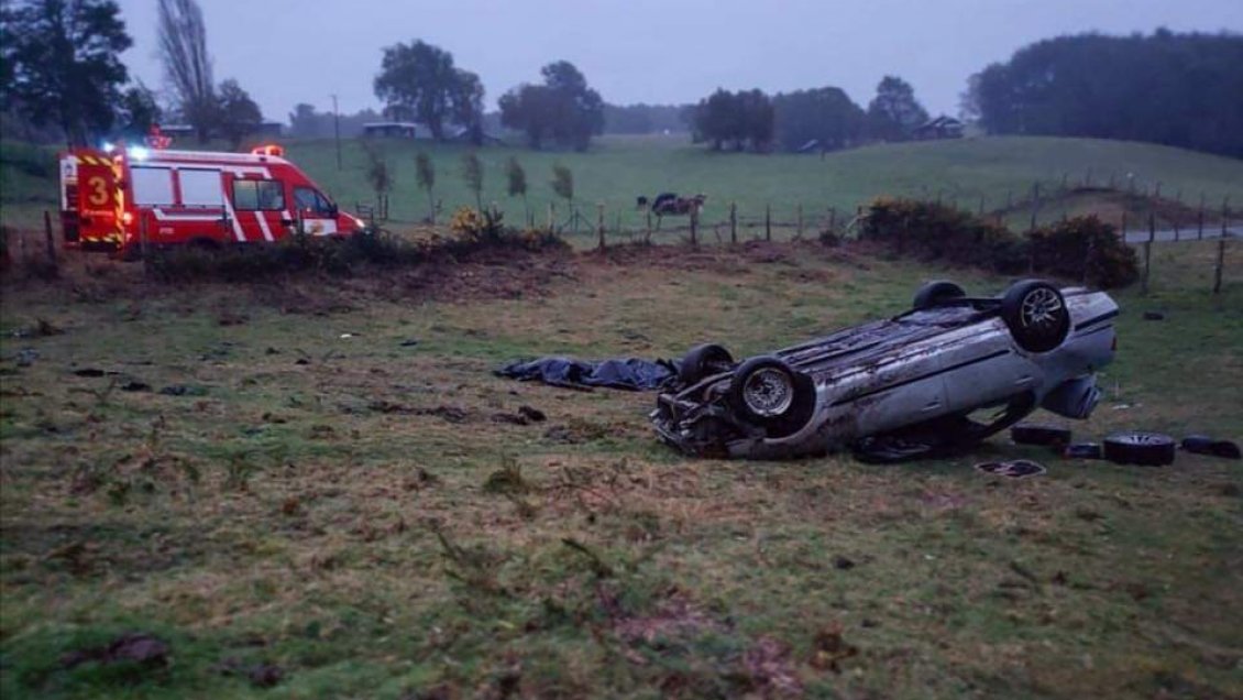 Un fallecido deja accidente de tránsito en Chonchi