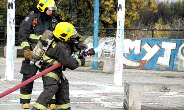 Siete departamentos se quemaron esta madrugada en Temuco