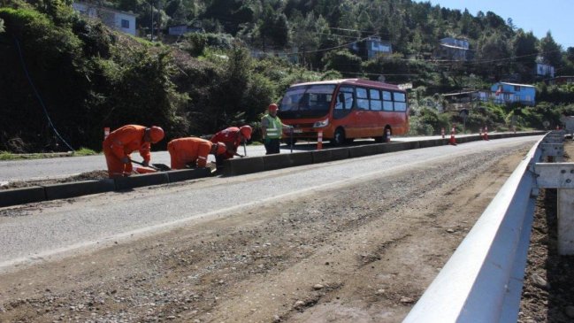 En diciembre estará lista la tercera pista de ingreso al embarcadero de Niebla en Valdivia