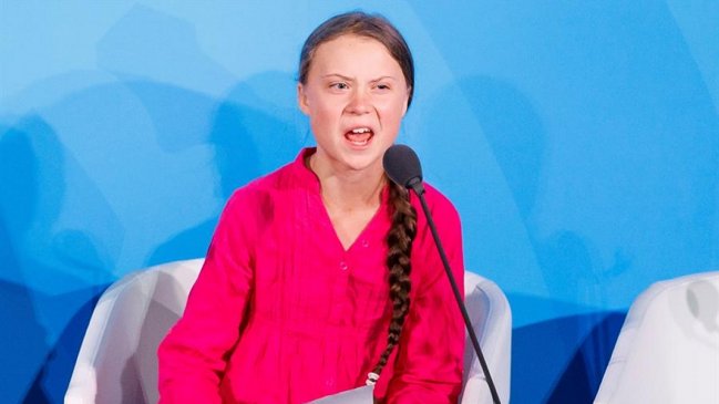Greta Thunberg a líderes mundiales: 