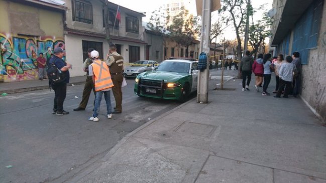 Balacera en plena calle dejó una persona en riesgo vital
