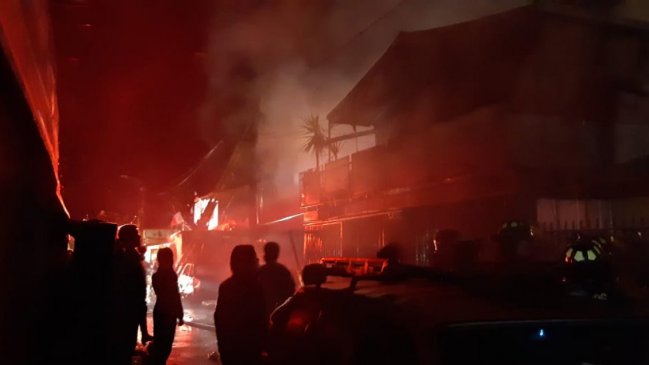 Cinco personas lesionadas dejó un incendio en Chillán