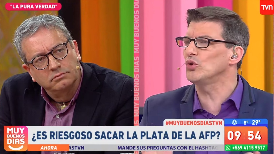 Daniel Stingo sacó aplausos con respuesta a economista que defiende las AFP