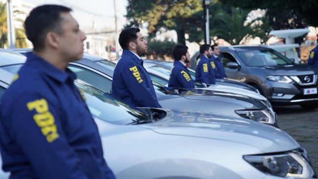 PDI sumó siete vehículos todoterreno a su flota en Ñuble