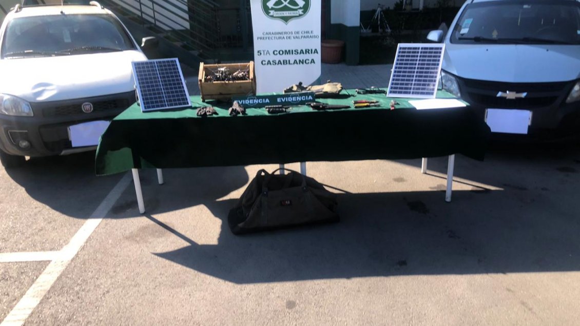 Casablanca: Detienen a banda que intimidó con arma de fuego a guardia de empresa agrícola