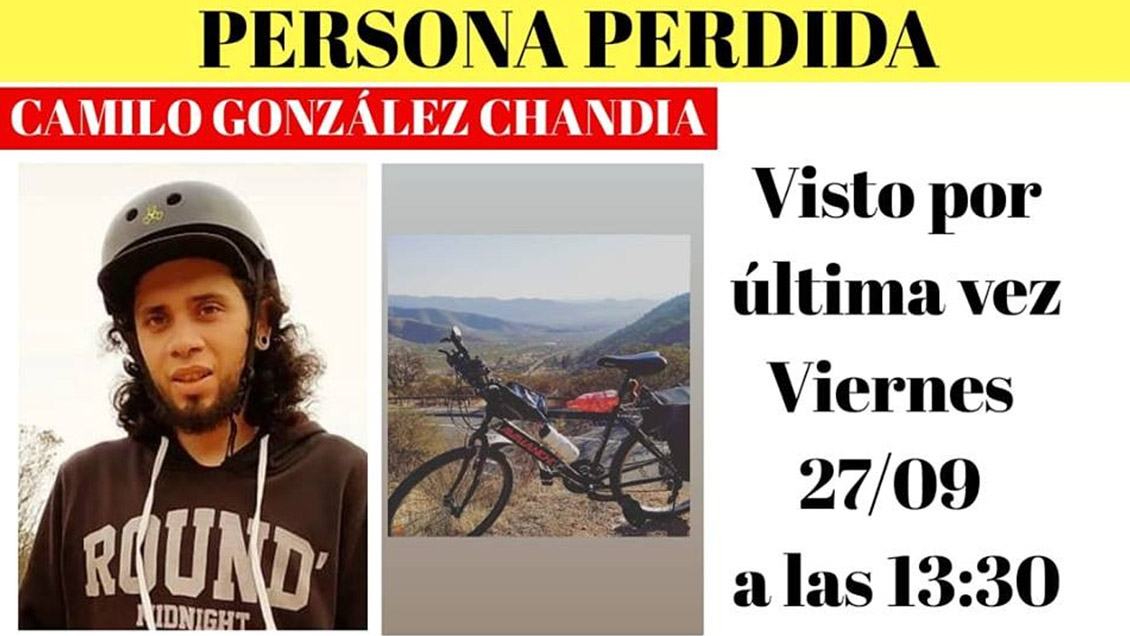 Buscan a joven desaparecido desde hace tres días en Padre Hurtado
