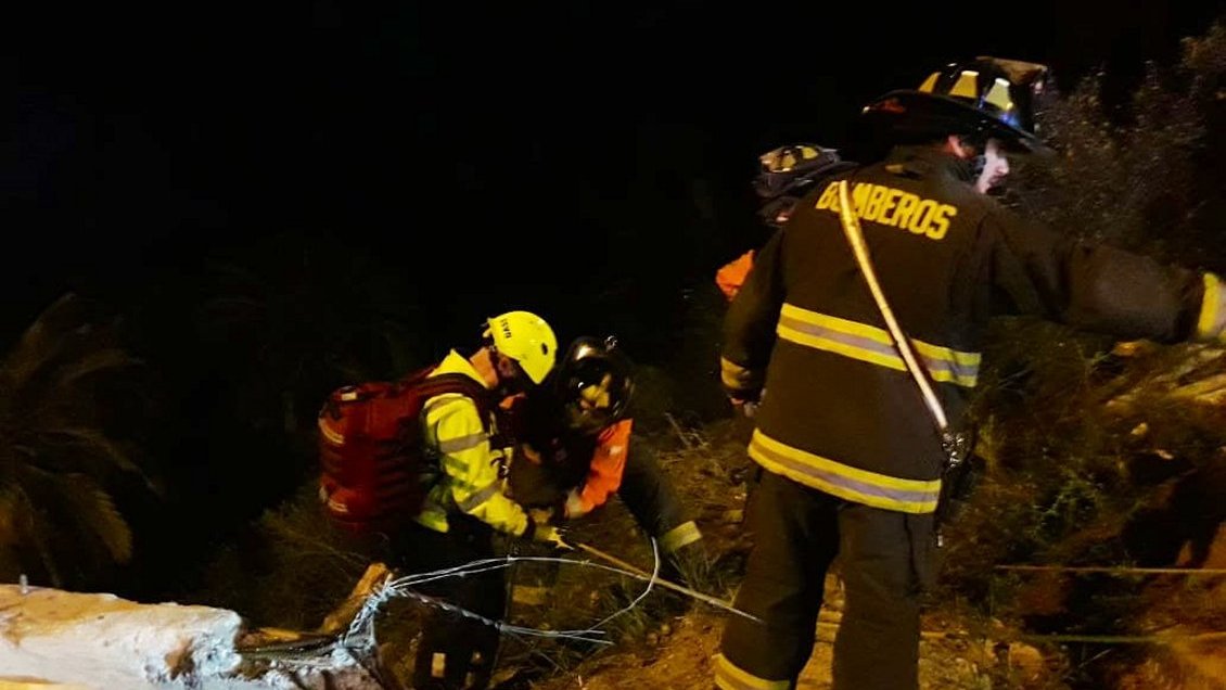 Conductor de un camión murió tras desbarrancar en Viña del Mar