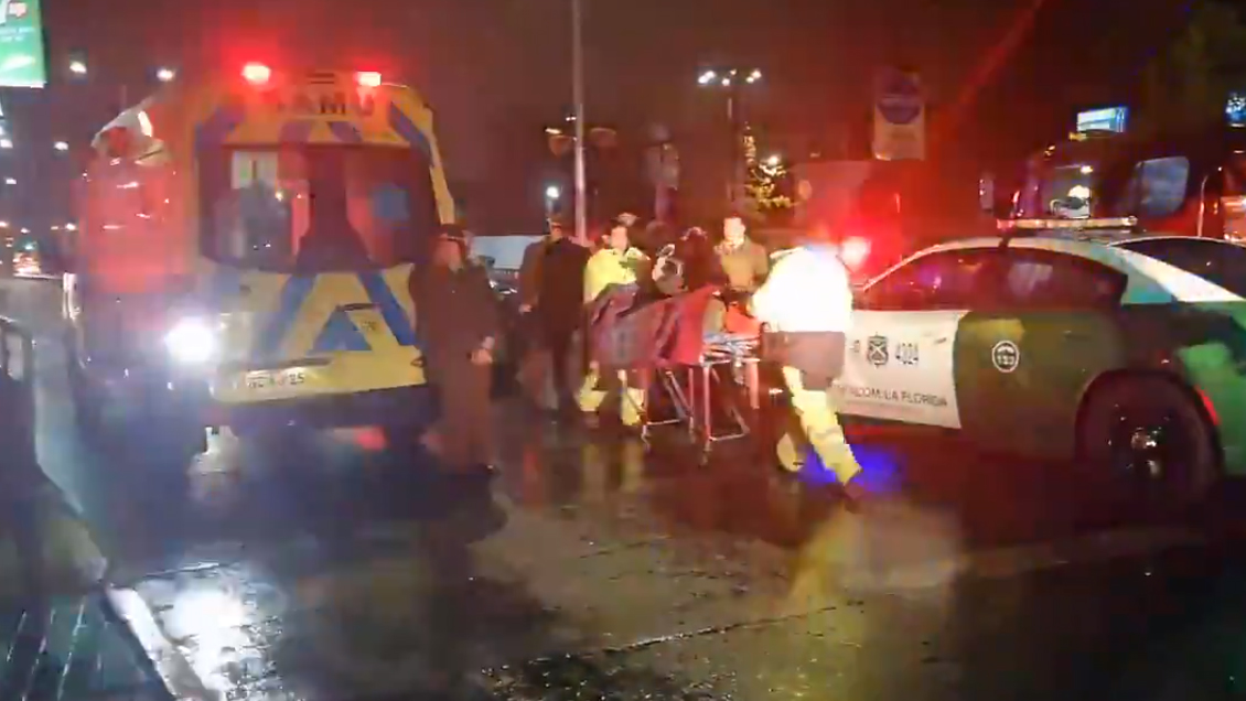 Choque por alcance dejó dos carabineros heridos