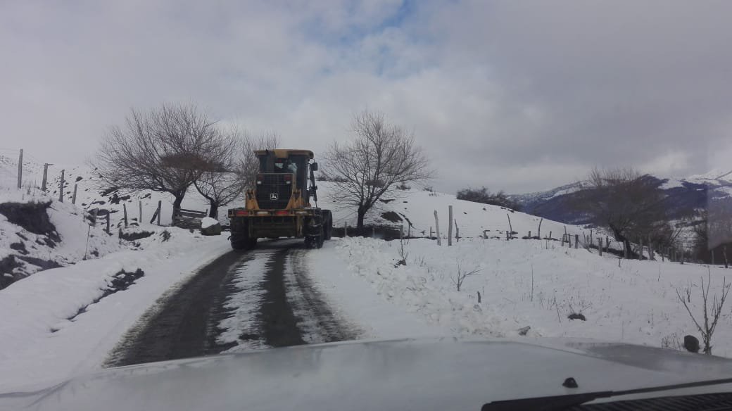 Nevada obligó a cerrar dos pasos fronterizos de Malleco en La Araucanía