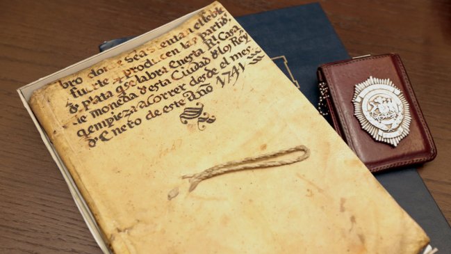 PDI recuperó documento del Virreinato del Perú que estaba a la venta en Internet