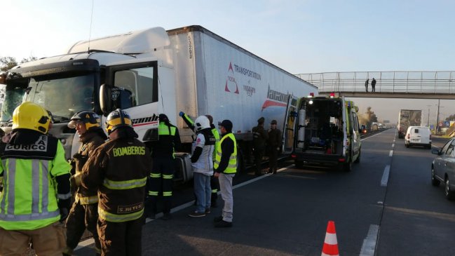 Accidente en la Ruta 5 Sur: Camionero perdió el control de su vehículo y falleció