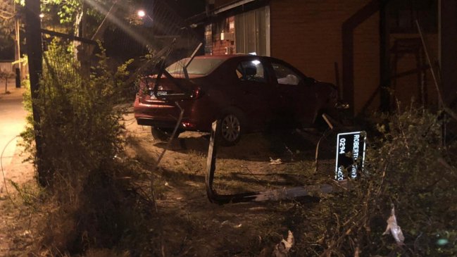 Tres menores fueron detenidos tras robo de vehículo y persecución