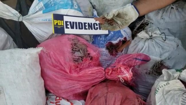 Fueron a fiscalizar 15 locales en Antofagasta y recuperaron toneladas de cobre y bronce robados