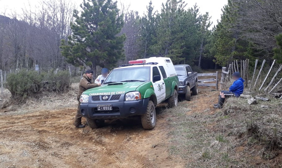 Capturan a pescador furtivo en el Lago Cástor de Coyhaique