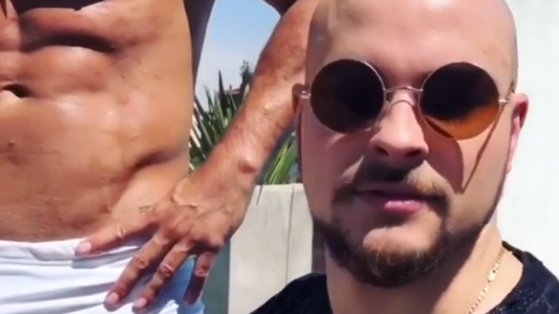 Bruno Zaretti volvió a subir a Instagram video 