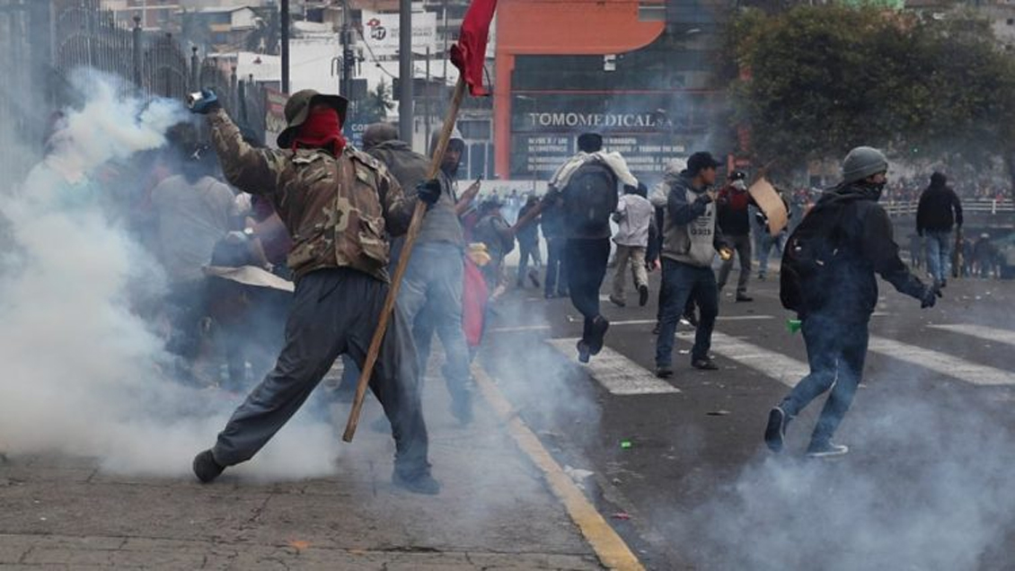Cerca de 800 detenidos en las protestas de Ecuador