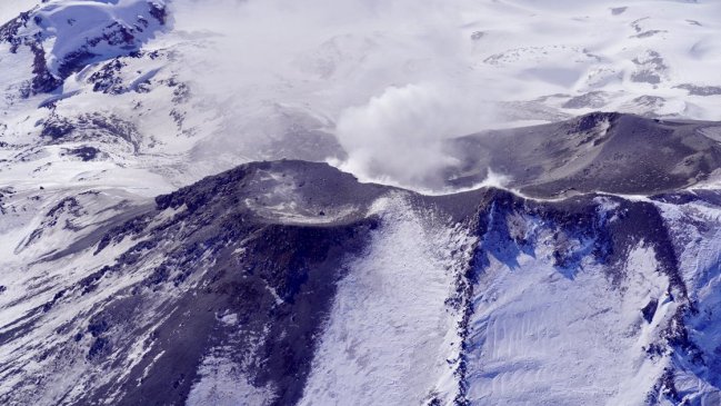 Volcán Chillán registró nueve eventos eruptivos en menos de 24 horas