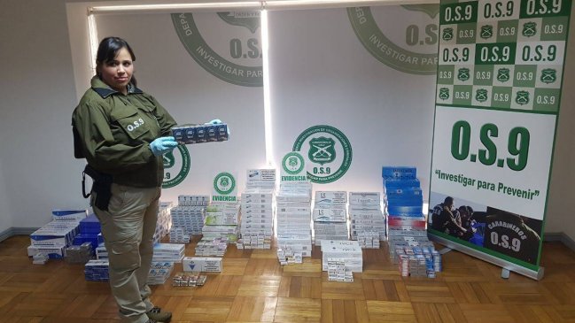 Incautan cuatro mil cajetillas de cigarrillos de contrabando en Valparaíso