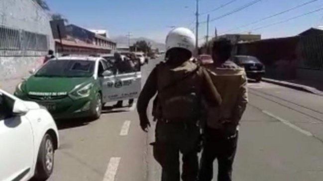 Calama: Presunto autor de homicidio en calle Pedro de Valdivia fue detenido por Carabineros