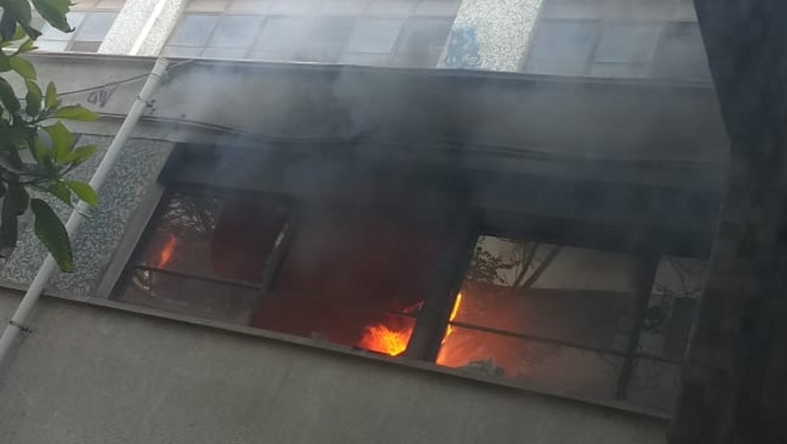 Amago de incendio afectó al Instituto Nacional