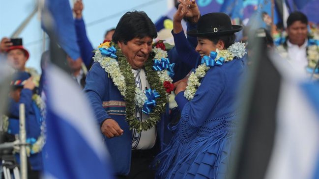 Evo Morales cerró su campaña confiado en ganar de nuevo por 