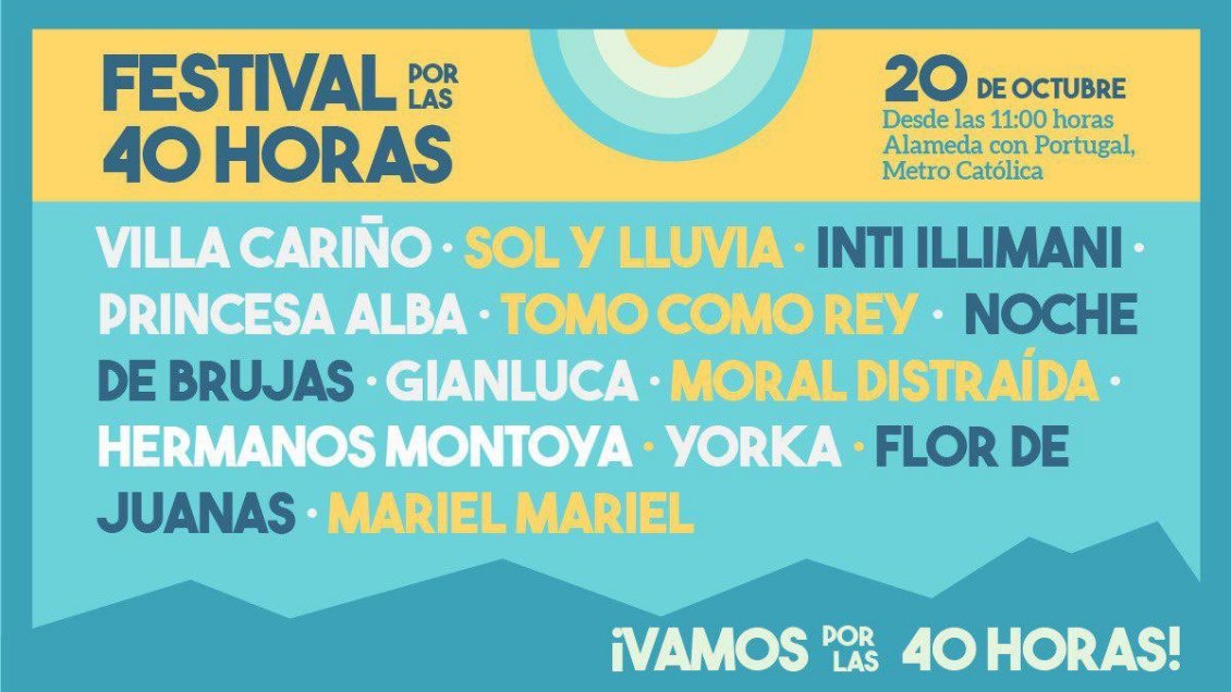 Fue suspendido el Festival por las 40 Horas