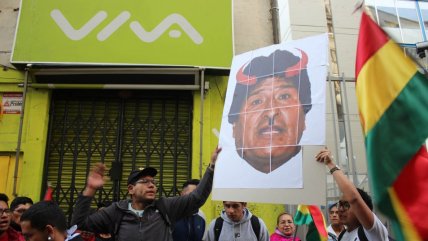  Continúan las manifestaciones contra Evo Morales en Bolivia  