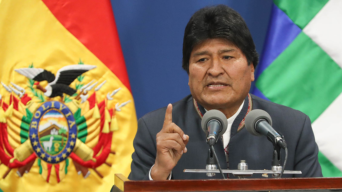 Falla mecánica obligó al helicóptero de Evo Morales aterrizar de emergencia