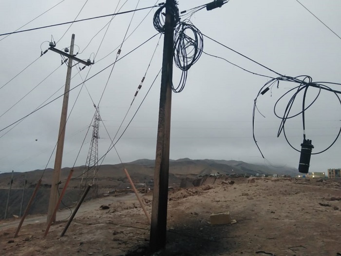 Ataque a red de fibra óptica deja sin servicio a 3.500 clientes en Iquique y Alto Hospicio