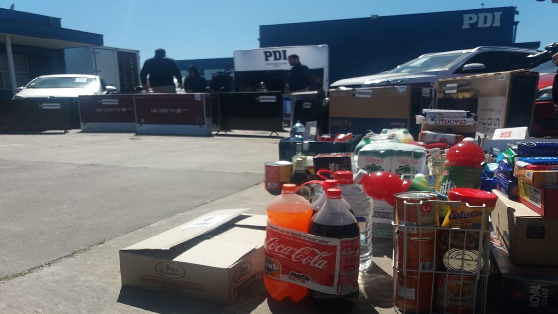 PDI detuvo a nueve sospechosos de participar en saqueos en Concepción