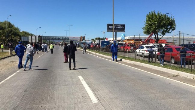 Estudiantes secundarios cortaron ruta que une San Pedro con Concepción