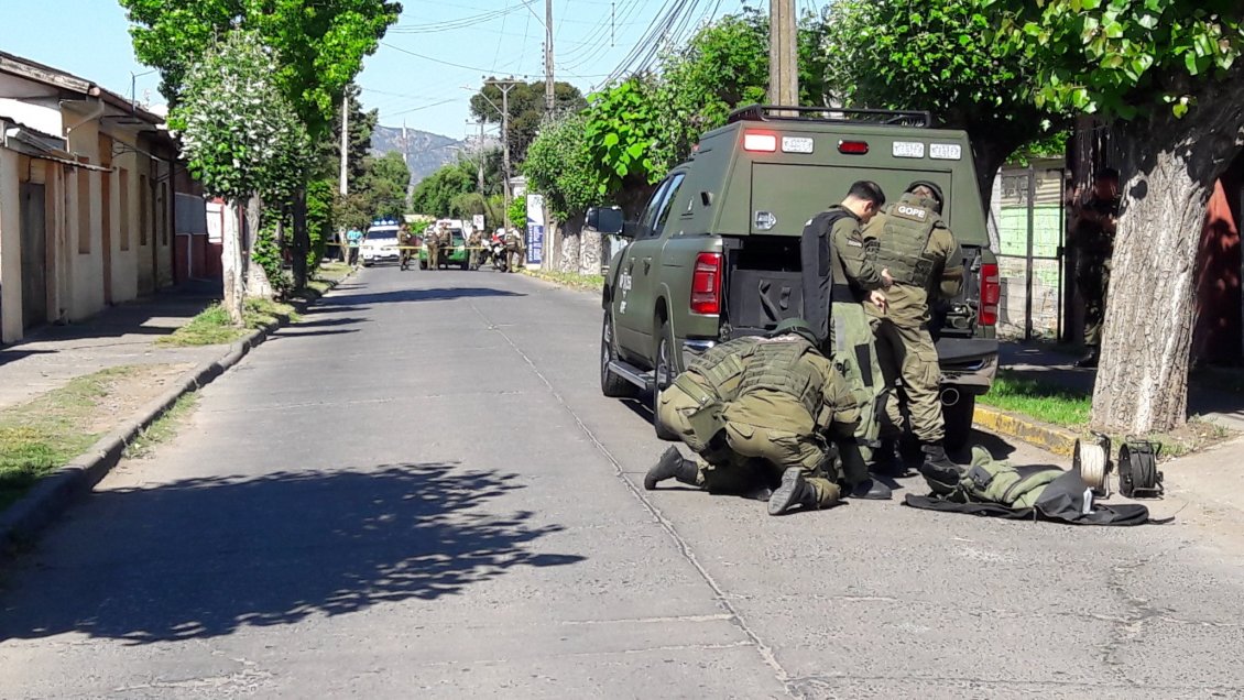 Bomba simulada movilizó a personal del GOPE en Santa Cruz