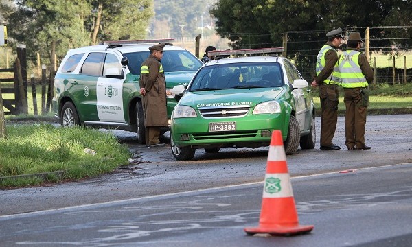 Colisión de dos camionetas dejó un muerto en la ruta de Cunco a Padre las Casas