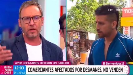 Martín Cárcamo se molestó con el director de 