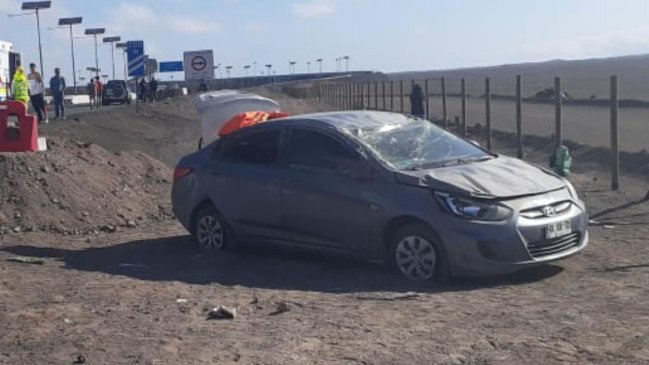 Mejillones: Accidente carretero dejó una menor fallecida