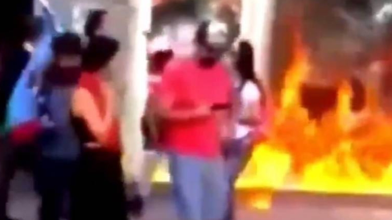 Fuego y fuego exagerado digitalmente: Lo que pasó en la sucursal de BancoEstado